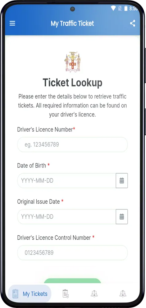 My Traffic Ticket Jamaica سکرین شاٹس