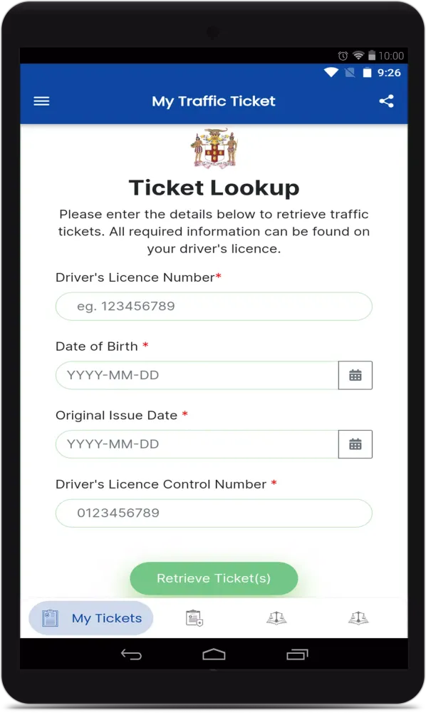 My Traffic Ticket Jamaica سکرین شاٹس