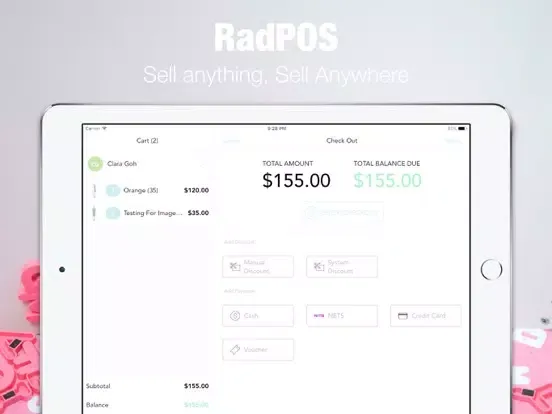 RadPOS iPad  Ekran Görüntüleri