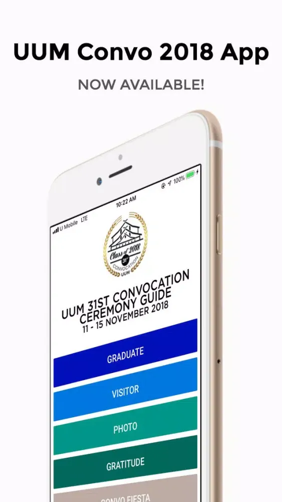 UUM Convocation Guide 2018 Screenshots