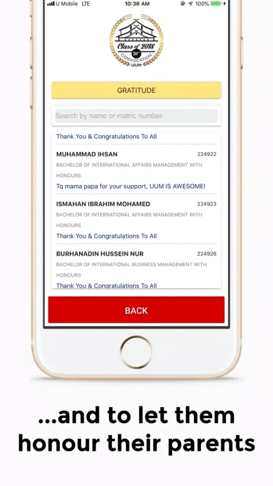 UUM Convocation Guide 2018 Screenshots