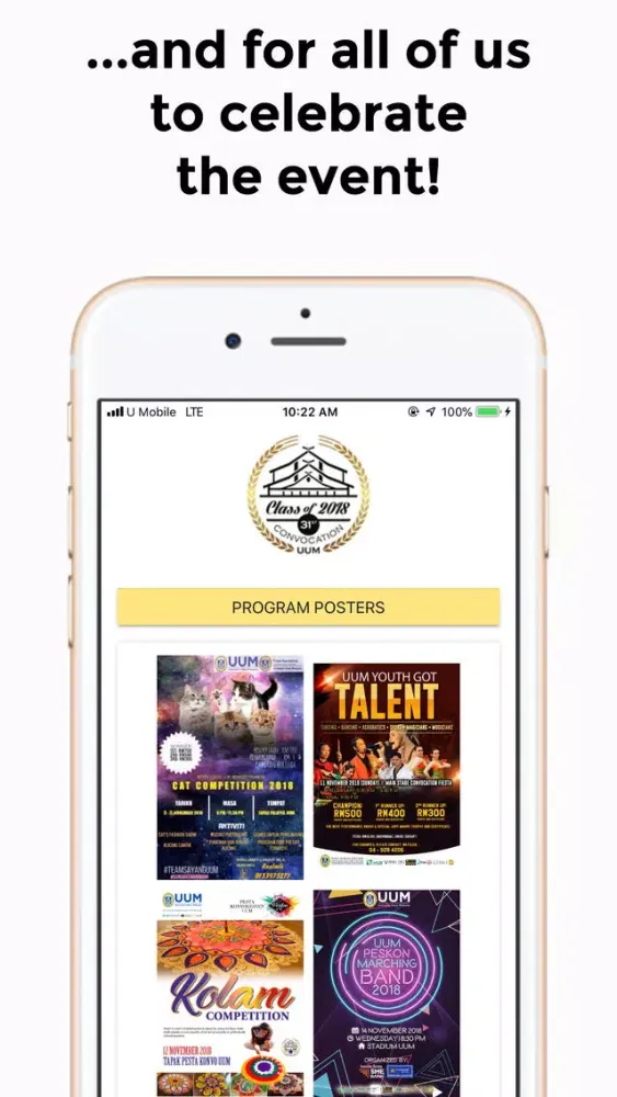 UUM Convocation Guide 2018 Screenshots