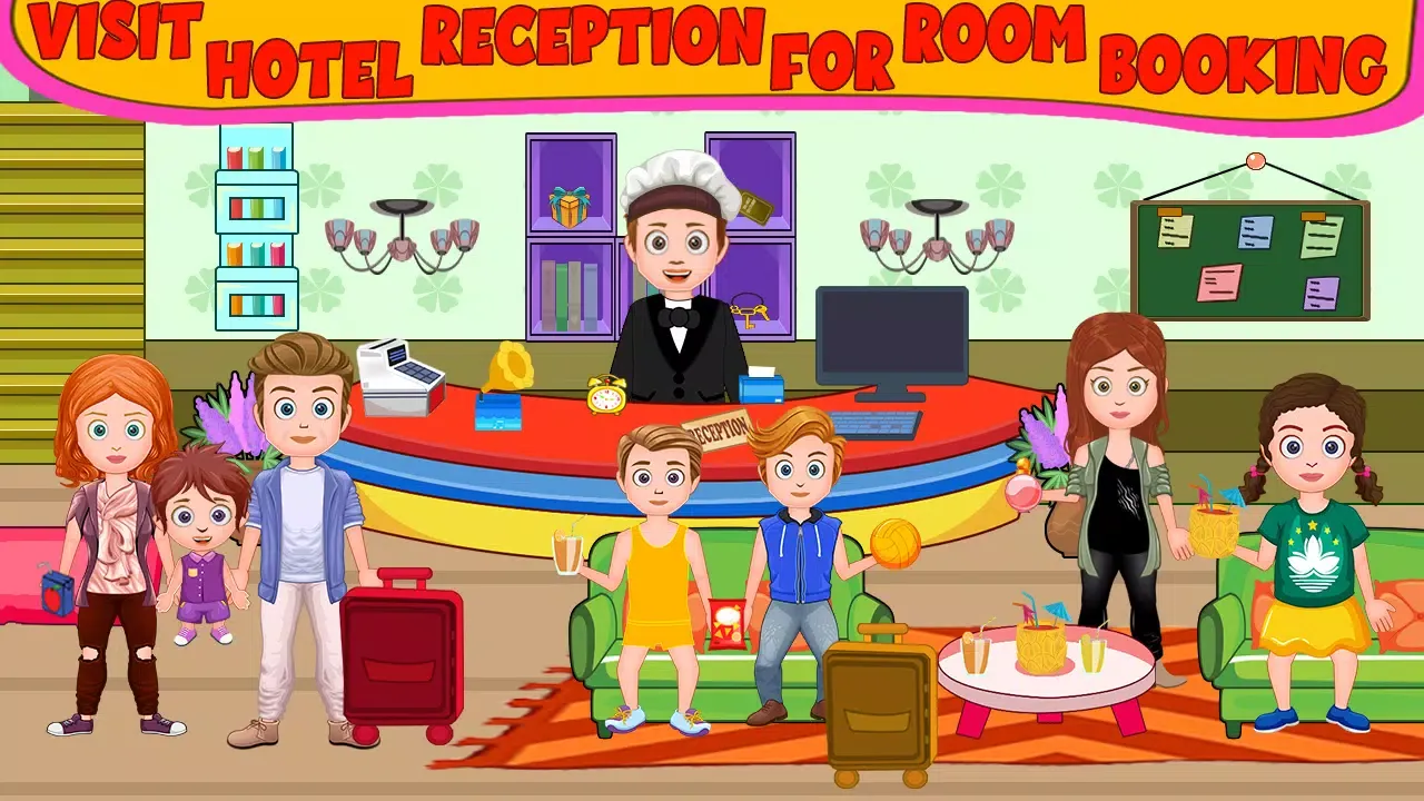 My FamilyTown Fun Beach Picnic应用截图