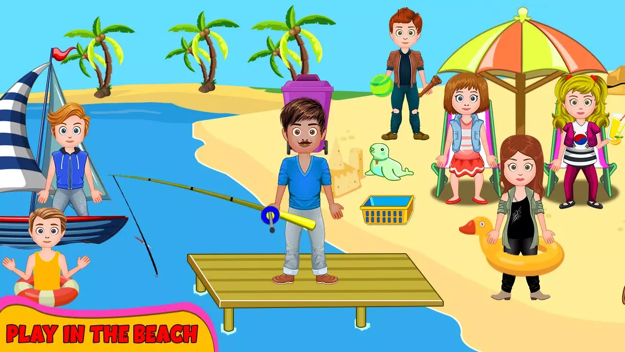 My FamilyTown Fun Beach Picnic应用截图
