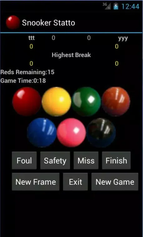 Скриншоты Snooker Statto
