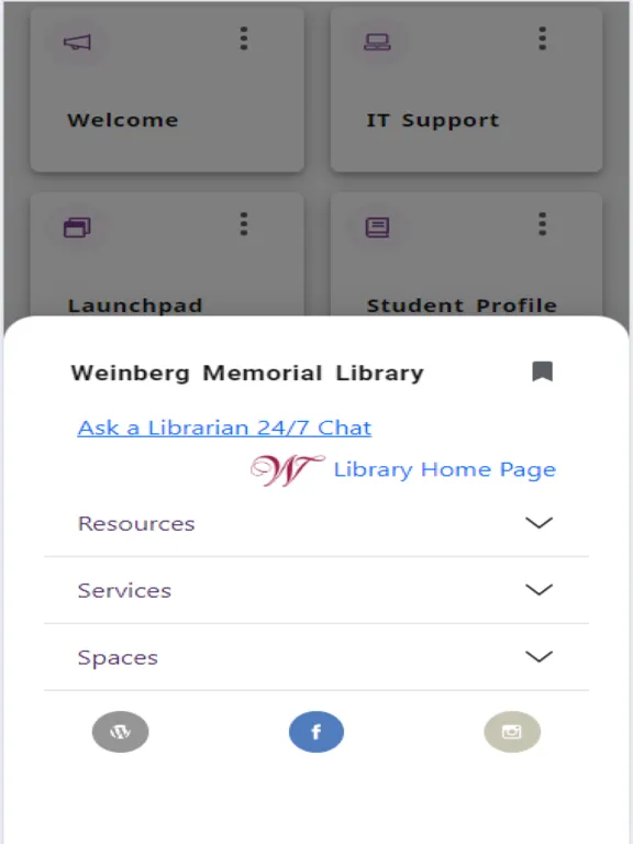 Capturas de pantalla de The University of Scranton iPad