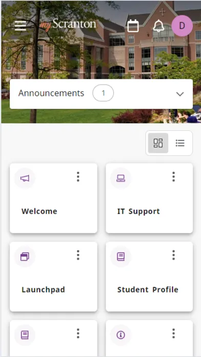 Capturas de pantalla de The University of Scranton