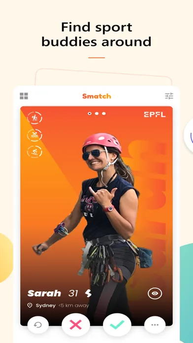 Smatch - Sport Buddies Around应用截图