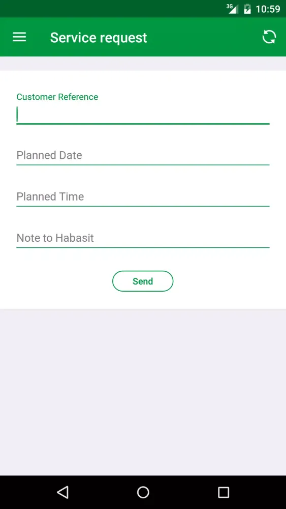 Screenshot di Habasit ServicePilot
