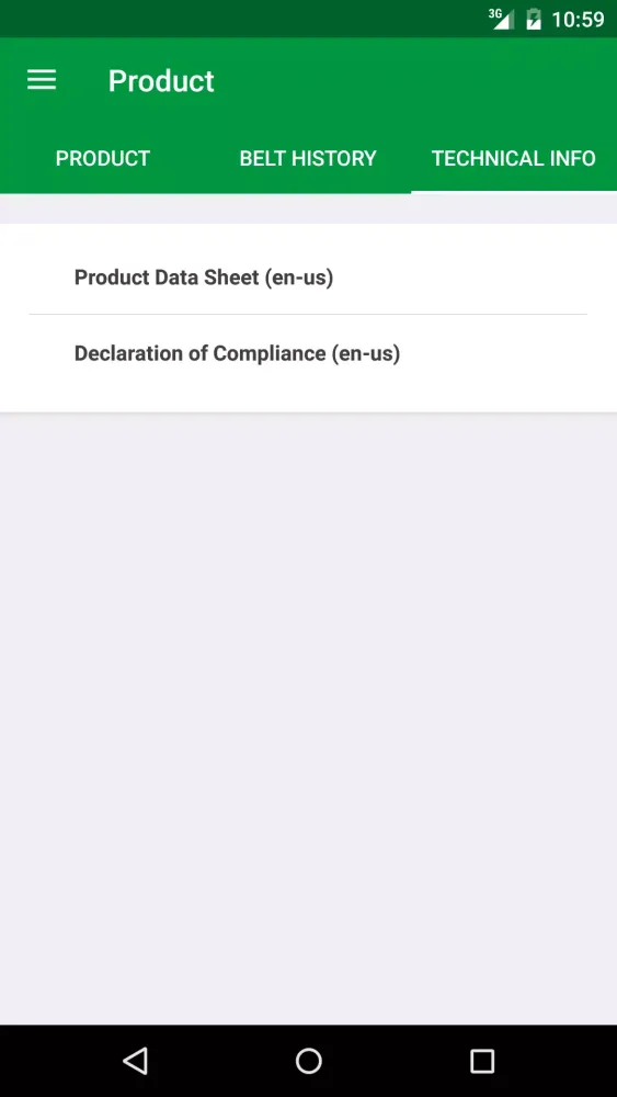 Screenshot di Habasit ServicePilot