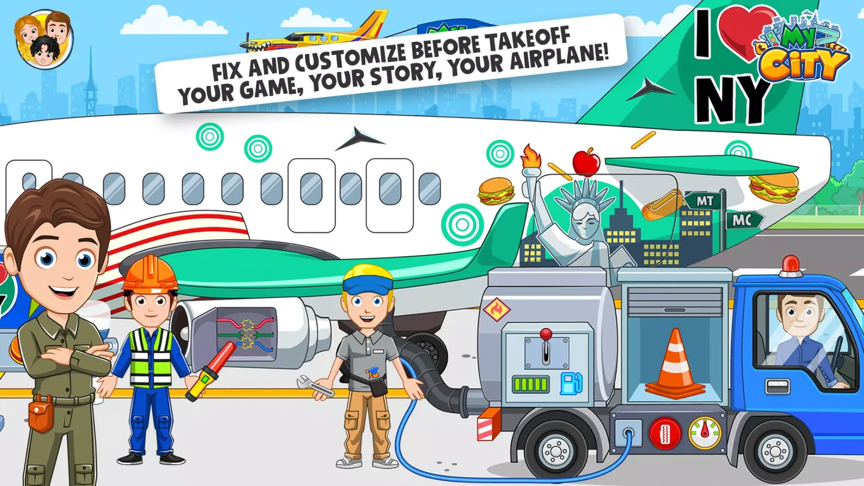 Capturas de pantalla de My City : Airport