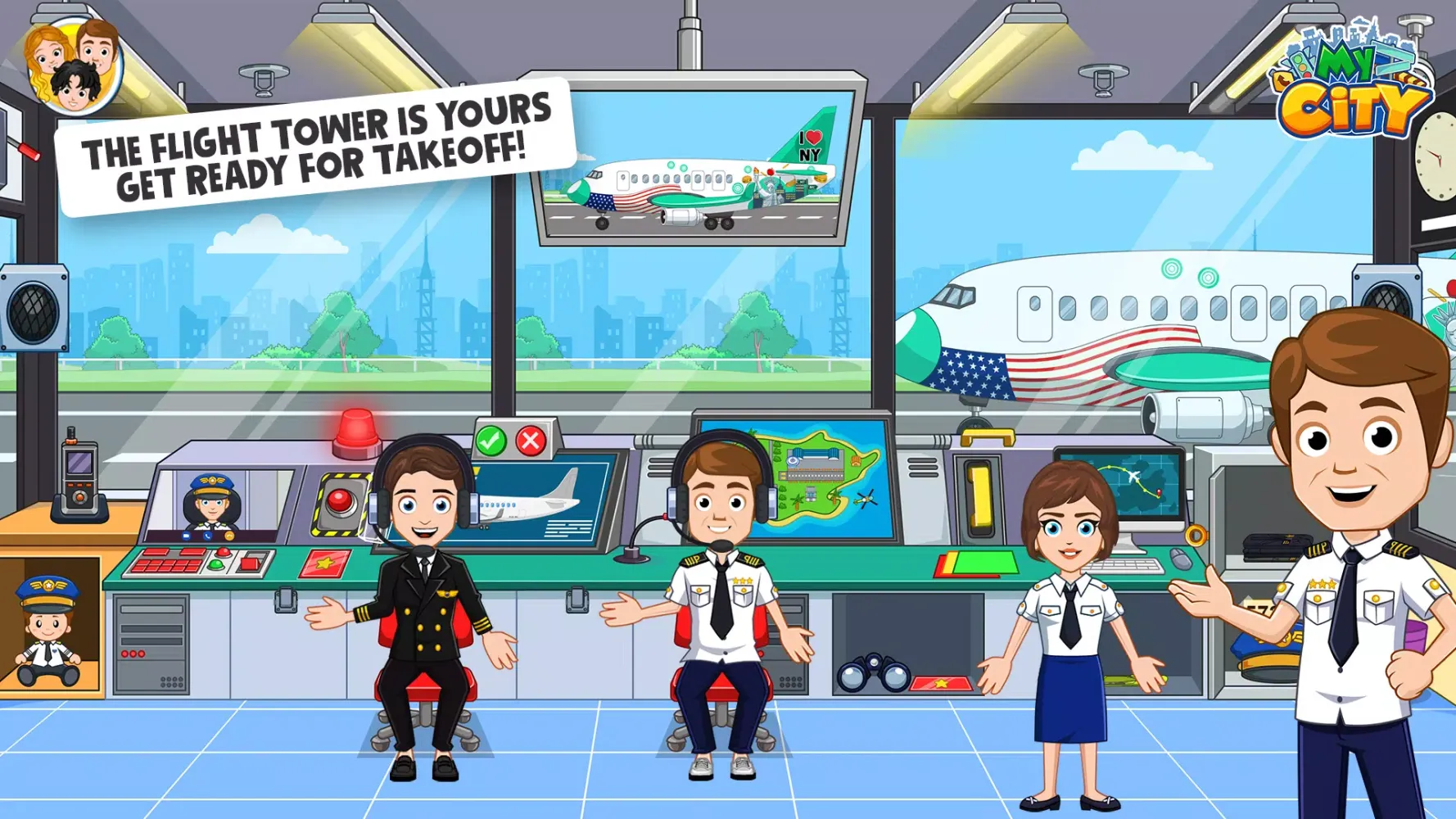 Capturas de pantalla de My City : Airport