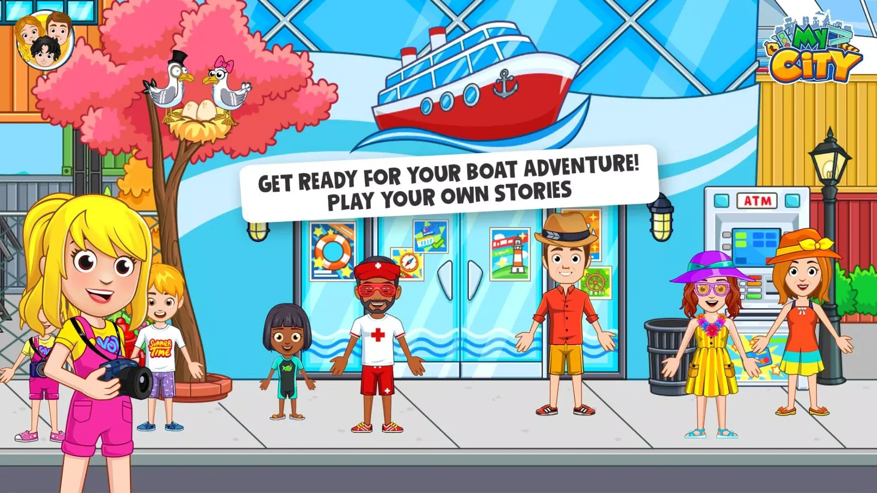 ภาพหน้าจอของ My City - Boat adventures