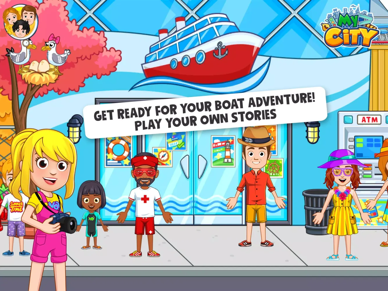 ภาพหน้าจอของ My City - Boat adventures
