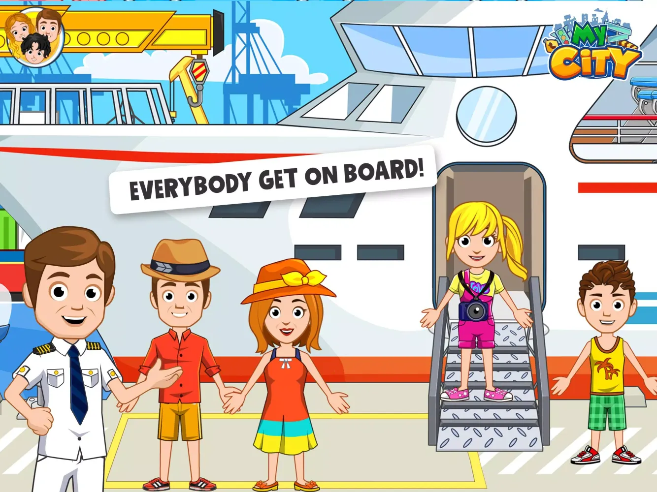 ภาพหน้าจอของ My City - Boat adventures