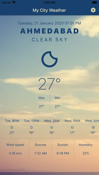 ภาพหน้าจอของ MyCity Weather