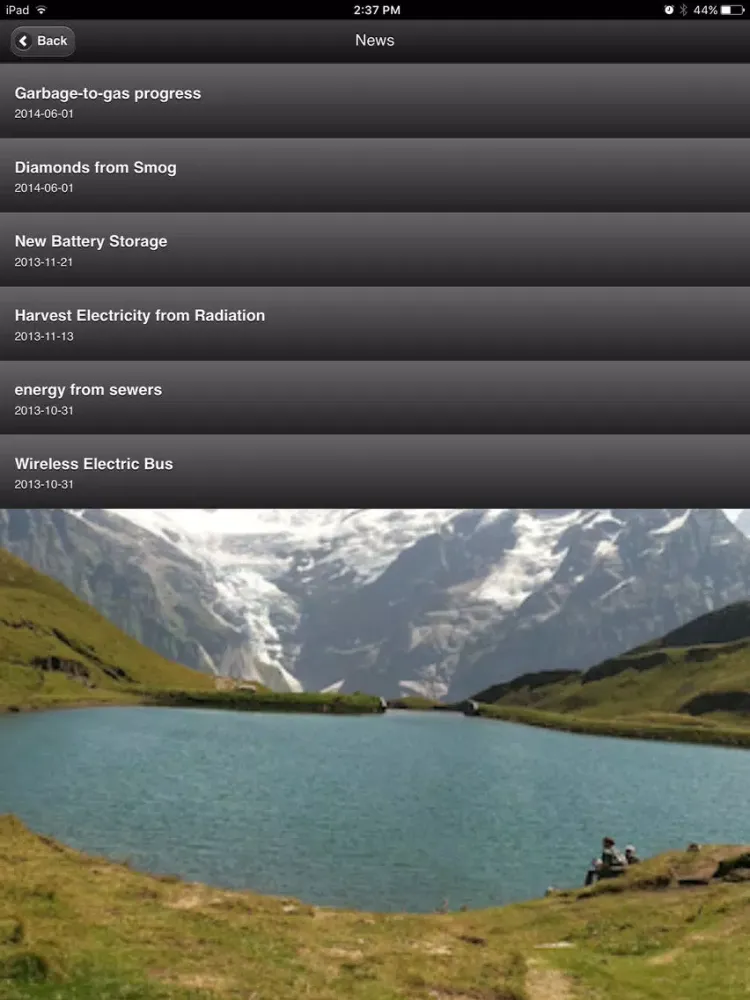 MyEarth iPad 应用截图