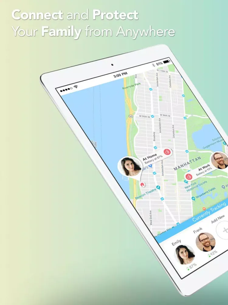 Tangkapan skrin Life Locator Find Family Phone iPad 