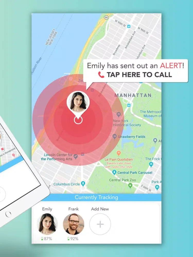 Tangkapan skrin Life Locator Find Family Phone iPad 