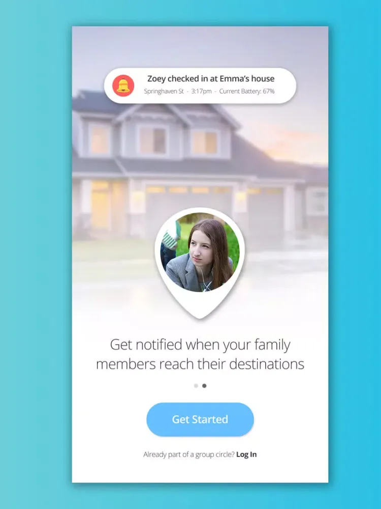 Tangkapan skrin Life Locator Find Family Phone iPad 