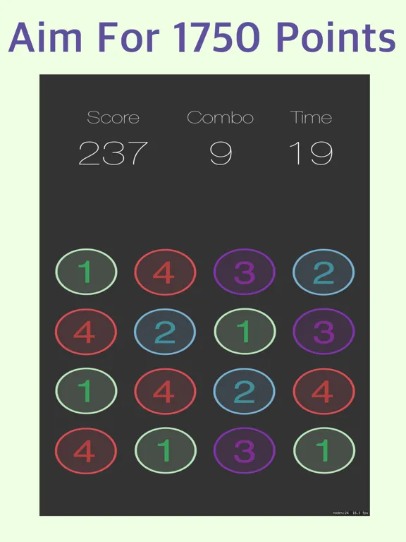 Swipe To 1750 Points -> ASAP iPad 應用截圖