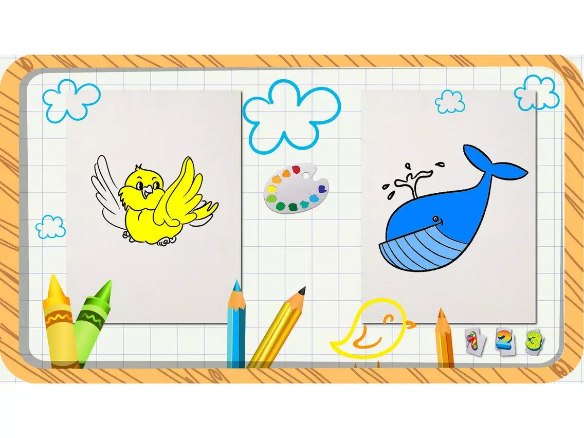 Coloring Book For Kids With Stickers - My First Coloring Book iPad  स्क्रीनशॉट