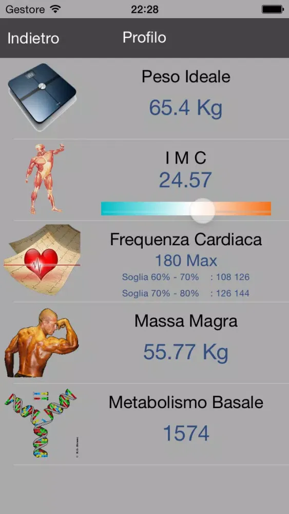 Скриншоты myFitness Diary