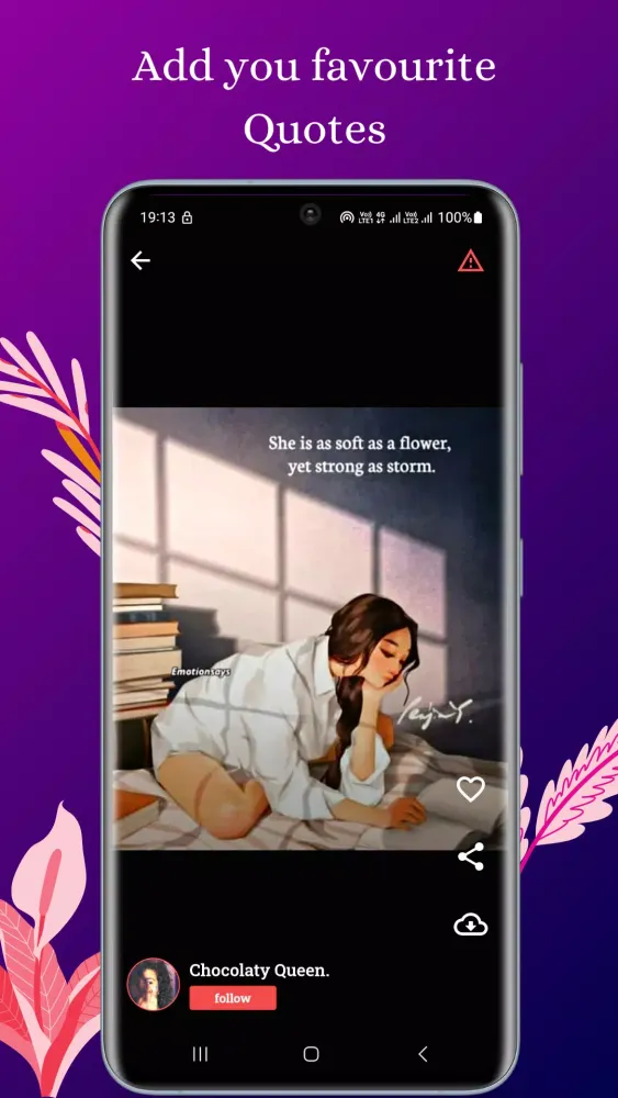 Capturas de tela do Girl Quotes