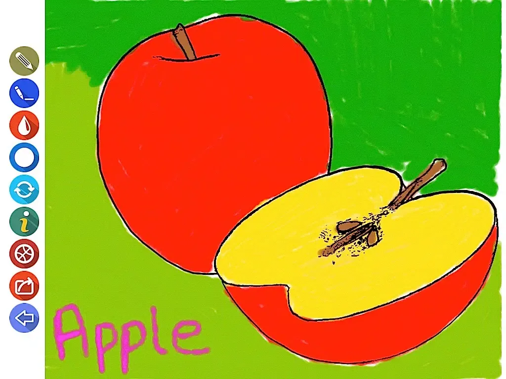 ภาพหน้าจอของ My Fruits and Vegetables iPad 