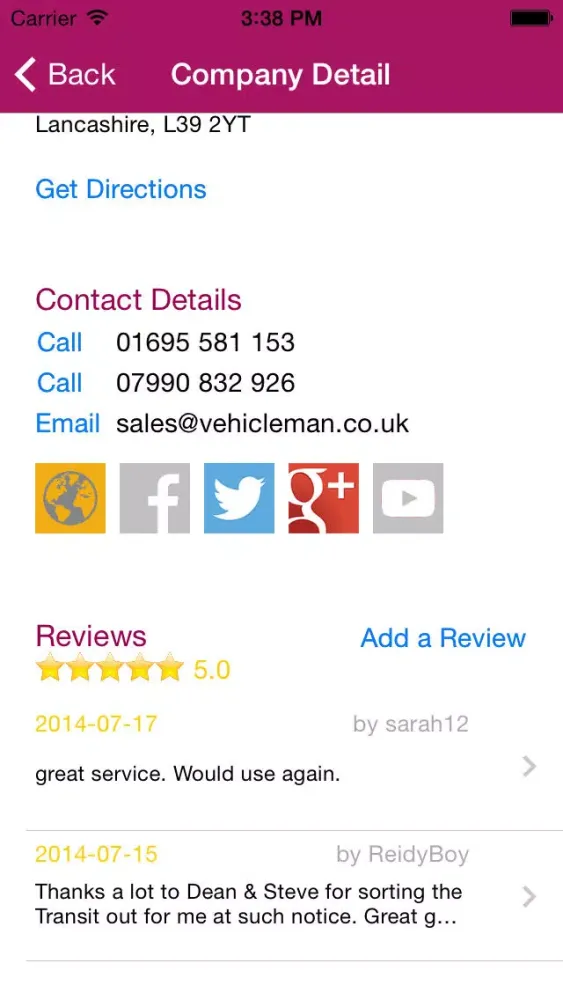 My Local Motors سکرین شاٹس