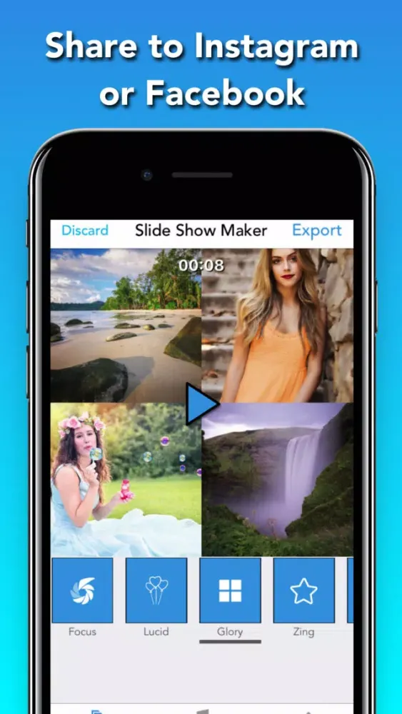 Capturas de pantalla de My Movie Maker-Square Videos