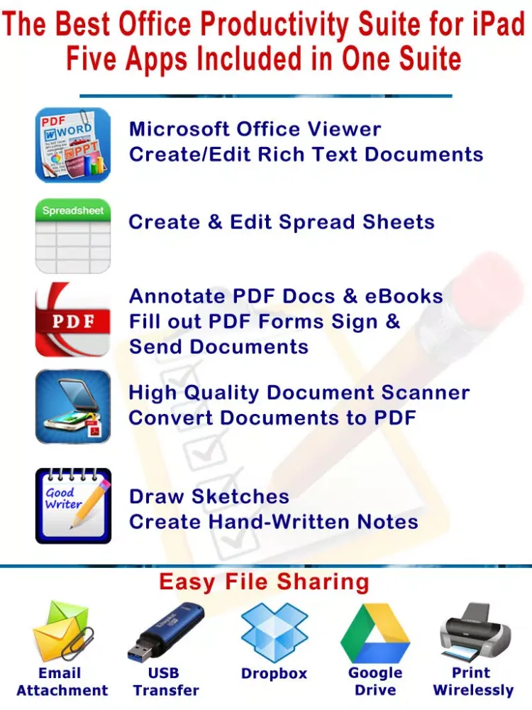 myOffice - Microsoft Office Edition, Office Viewer, Word Processor and PDF Maker iPad  Ekran Görüntüleri
