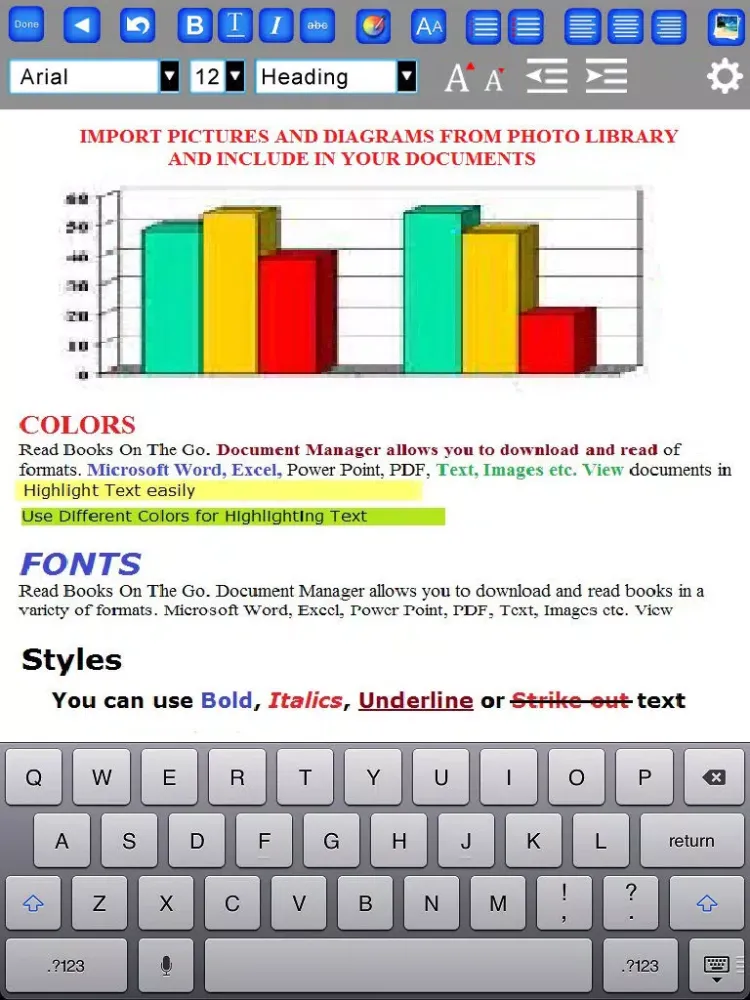 myOffice - Microsoft Office Edition, Office Viewer, Word Processor and PDF Maker iPad  Ekran Görüntüleri