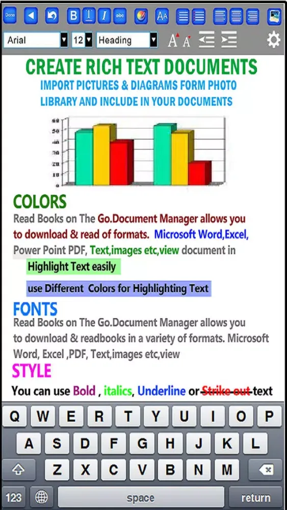 myOffice - Microsoft Office Edition, Office Viewer, Word Processor and PDF Maker Ekran Görüntüleri