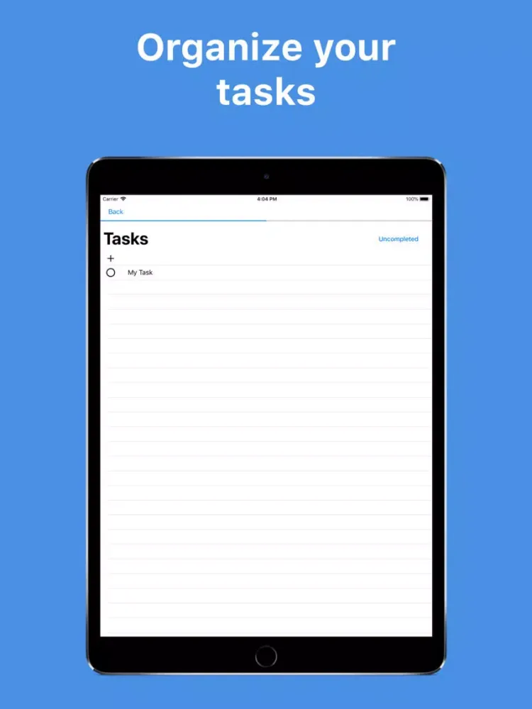 Me App iPad  Screenshots