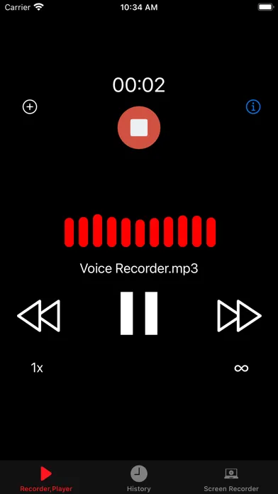 Screenshot di Voice Recorder, Voice Memos