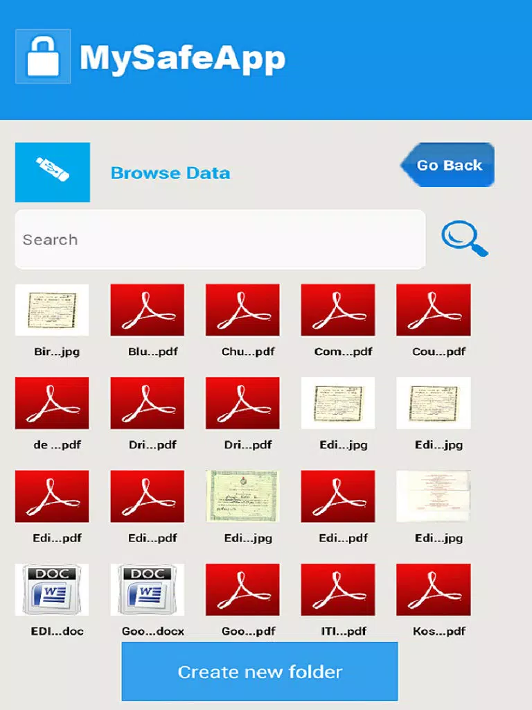 Tangkapan layar MySafeApp hide Photos & Videos iPad 