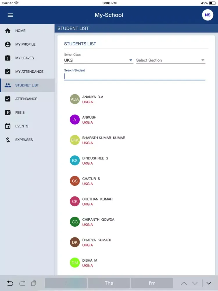 SCHOOL ANALYTICA iPad  Ekran Görüntüleri