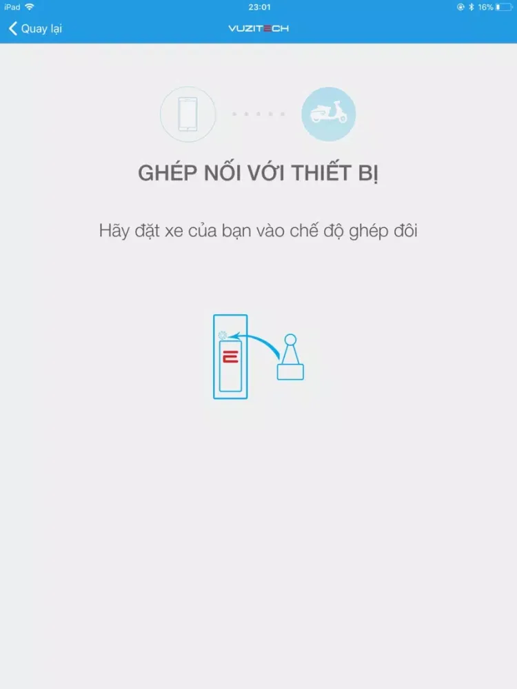 Ảnh chụp màn hình của Vuzitech iPad