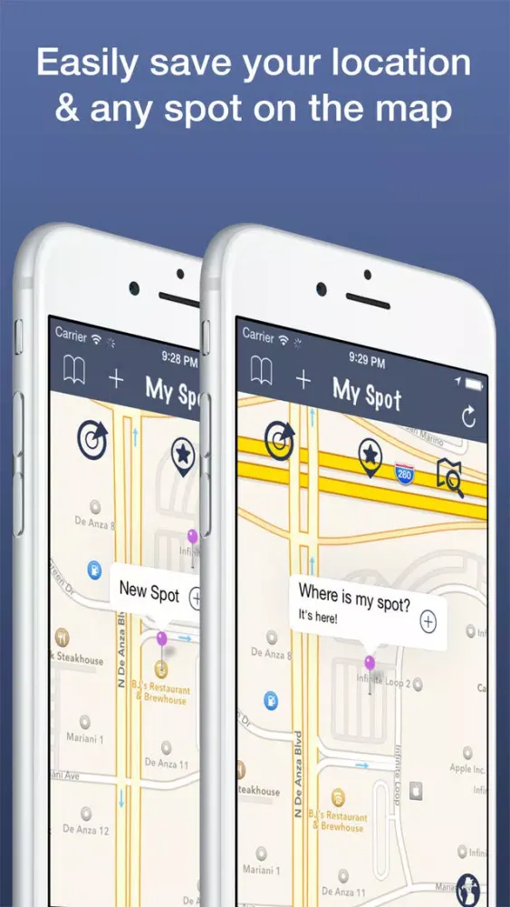 Save My Spot - Map Location & Parking Spot History 스크린샷