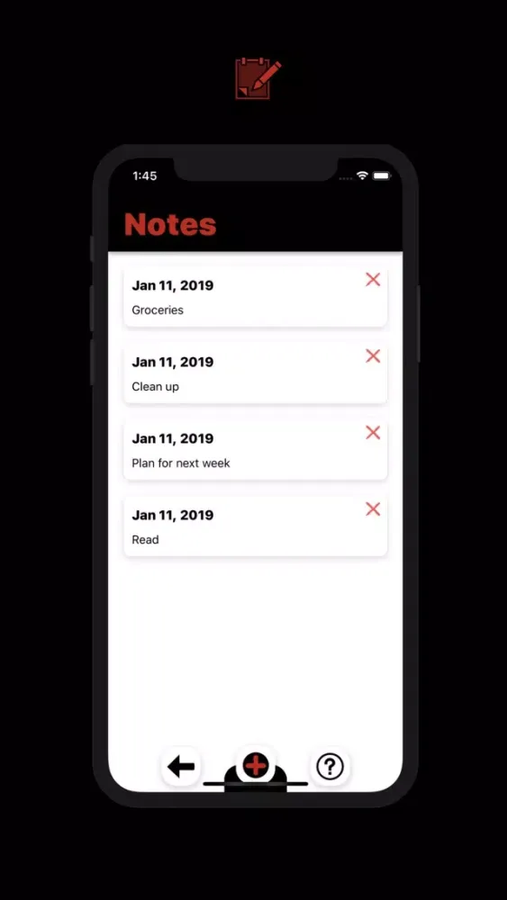 Ảnh chụp màn hình của Entropic Notes