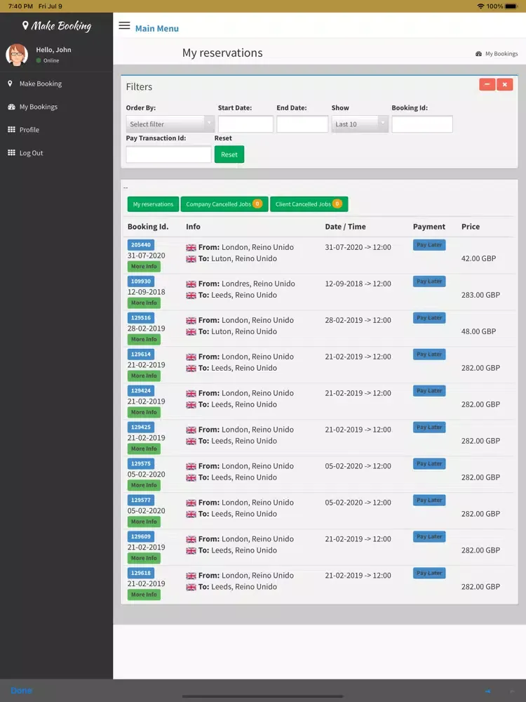 MyTapTapp iPad  سکرین شاٹس