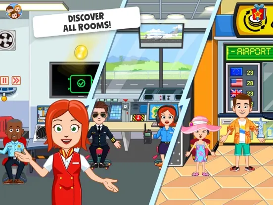Captures d'écran de My Town : Airport iPad 