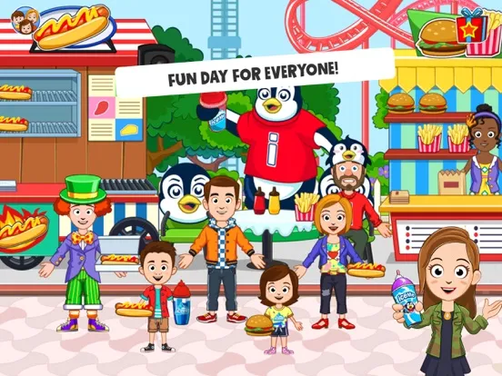 ภาพหน้าจอของ My Town : ICEME Amusement Park iPad 