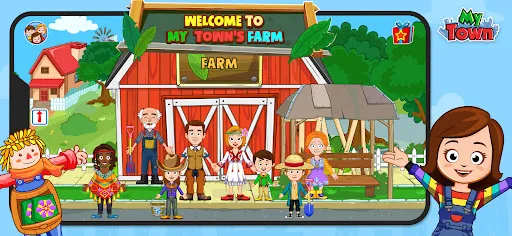 ภาพหน้าจอของ My Town Farm Animal game