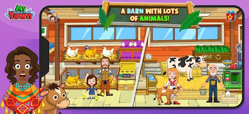 ภาพหน้าจอของ My Town Farm Animal game