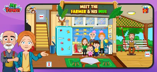 ภาพหน้าจอของ My Town Farm Animal game