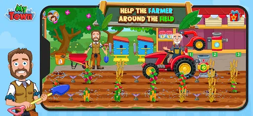 ภาพหน้าจอของ My Town Farm Animal game