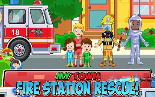 My Town : Fire station Rescue स्क्रीनशॉट