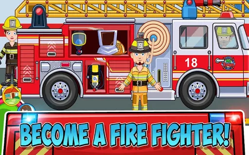 My Town : Fire station Rescue स्क्रीनशॉट